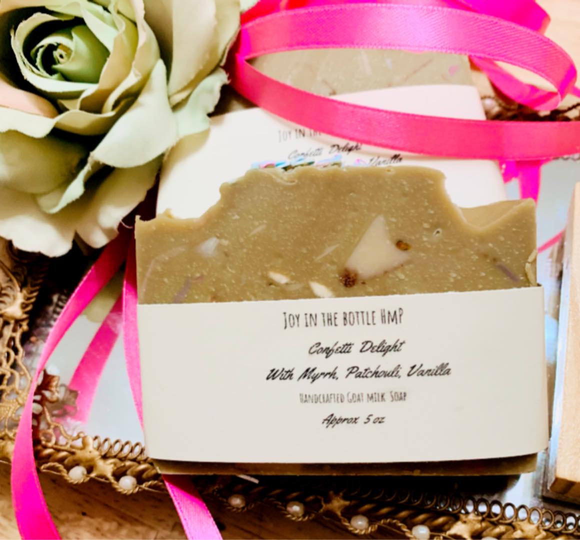 Confetti Garden Goat Milk Soap Available April 21
