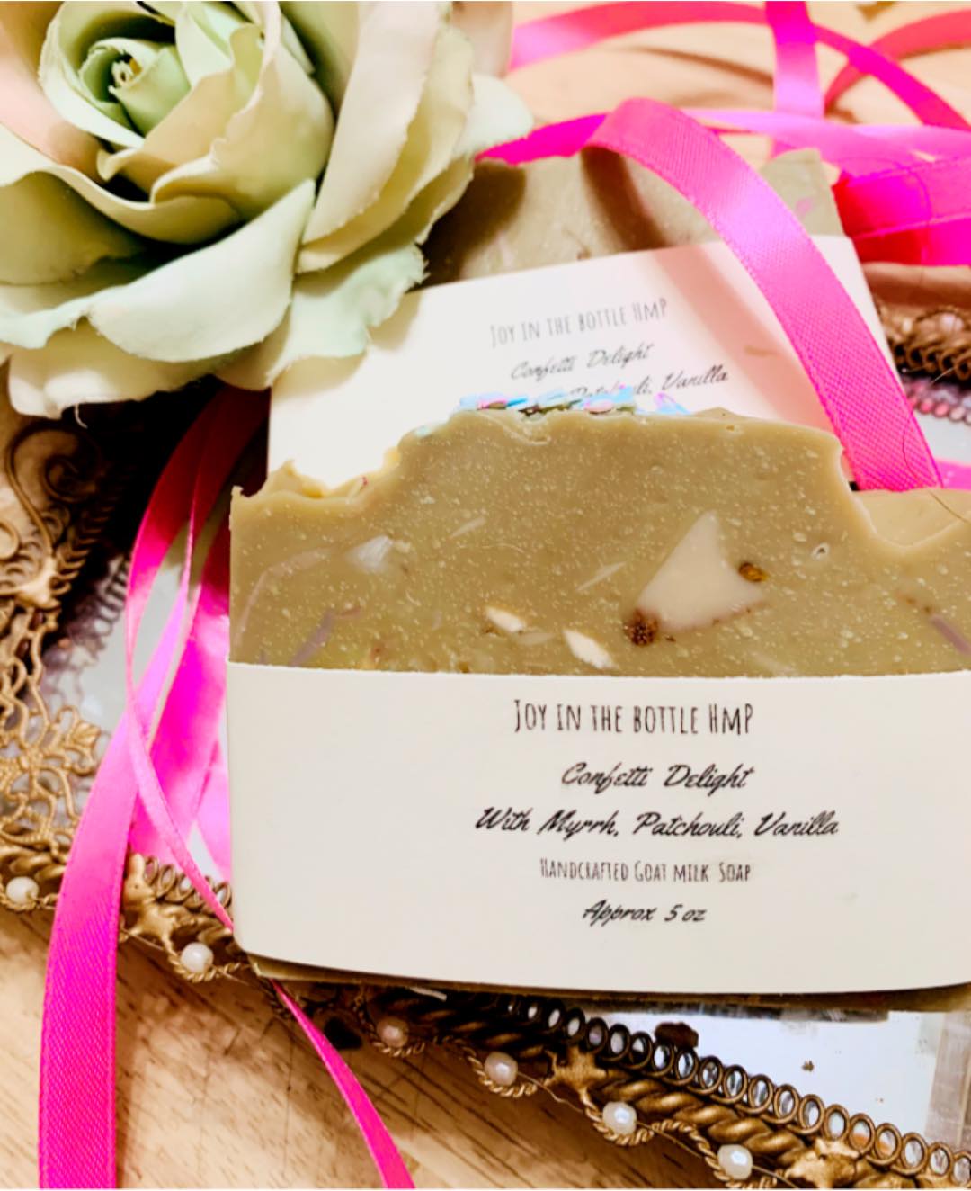 Confetti Garden Goat Milk Soap Available April 21