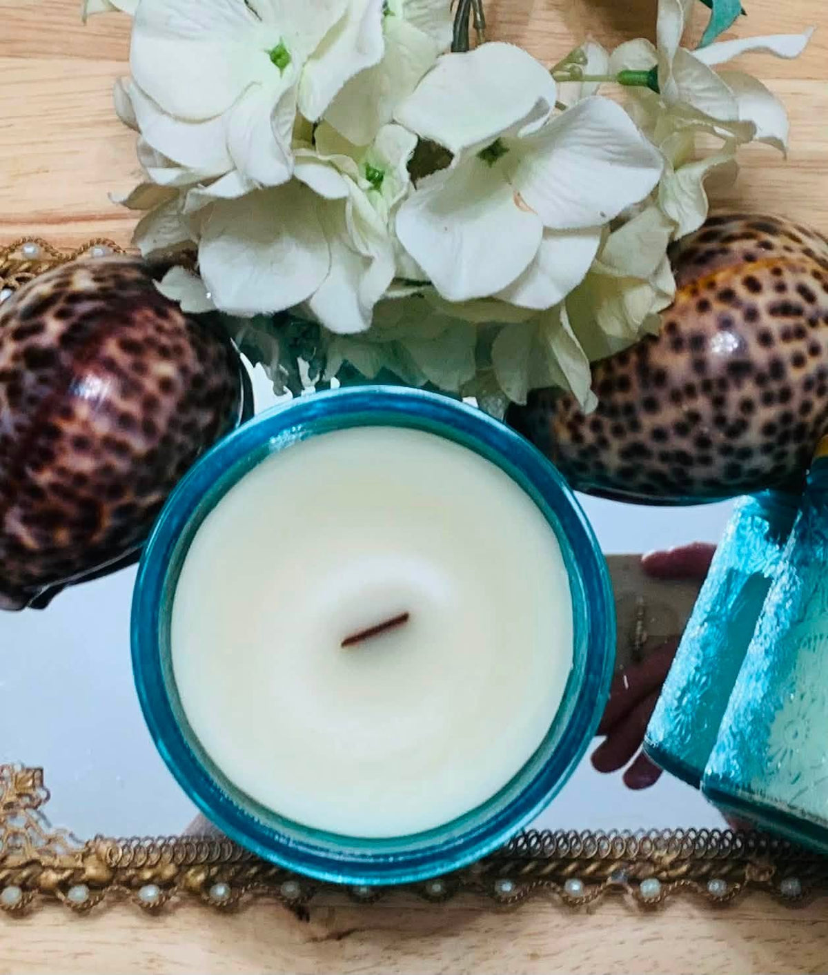 Ocean Breeze Beeswax Candle