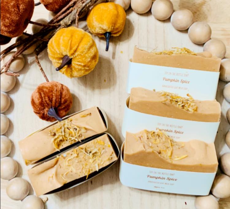 Pumpkin Spice Goat Milk Soap Available September 5th
