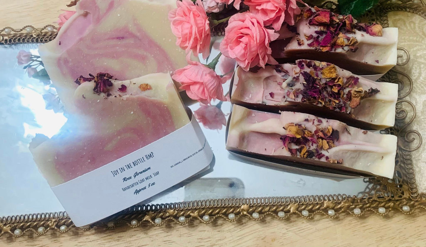 Rose Geranium Goat Milk Soap
