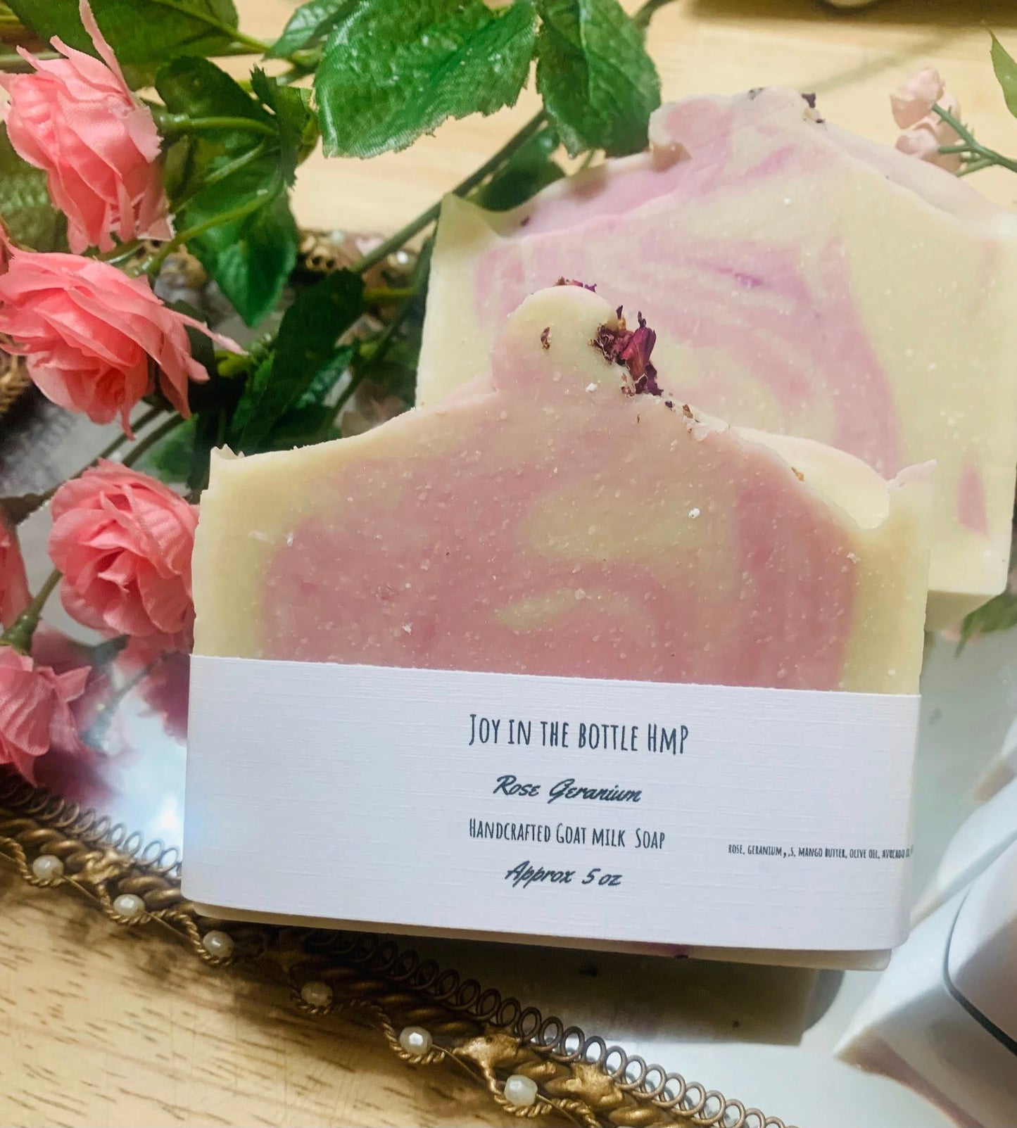 Rose Geranium Goat Milk Soap