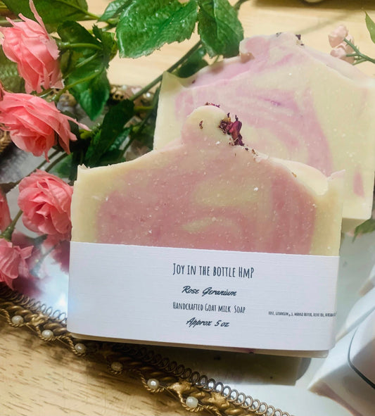 Rose Geranium Goat Milk Soap