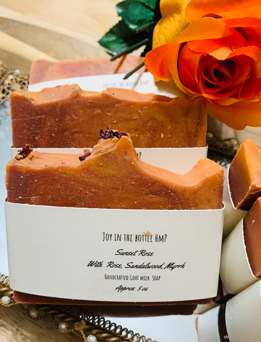 Sunset Rose Goat Milk Soap