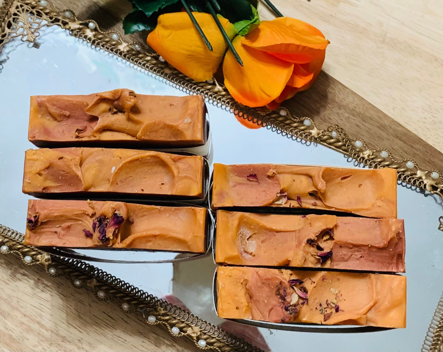 Sunset Rose Goat Milk Soap